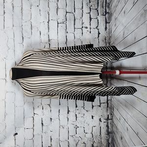 Wrap Cardigan with Golden Thread Detail